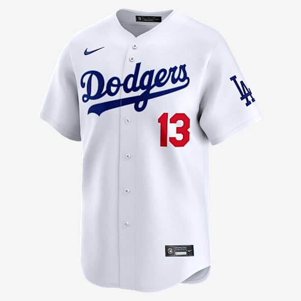White Los Angeles Dodgers Jerseys. Nike.com
